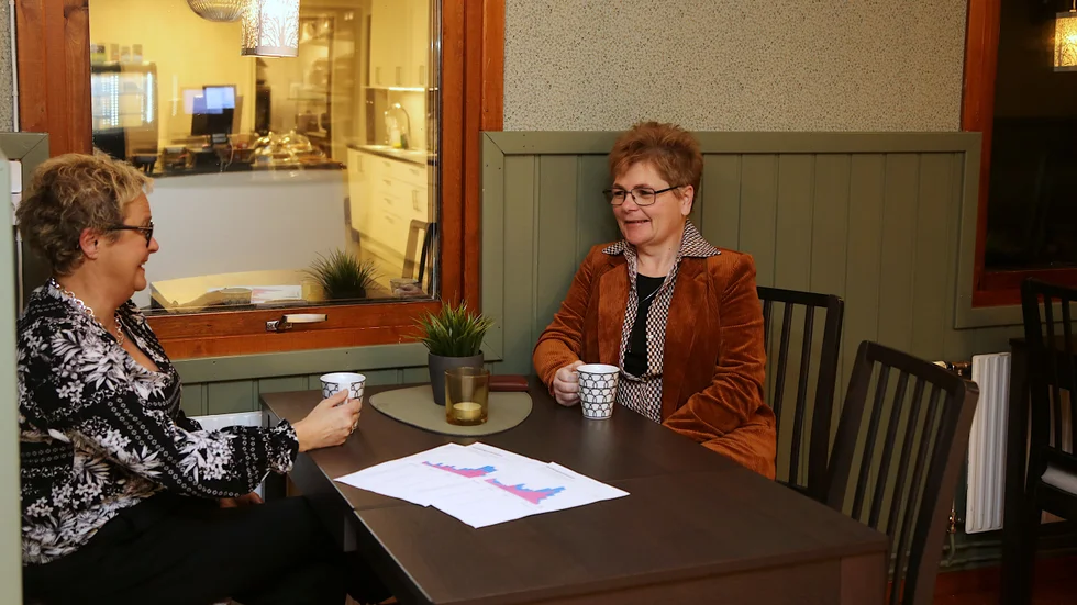 Sofie Lundberg Nilsson, landsbygdscoach, och Anna Lindgren Van Dijken, kommunikatör, Moskosel framtid hoppas att någon av föreningarna tar vid för att skapa ytterligare en mötesplats.