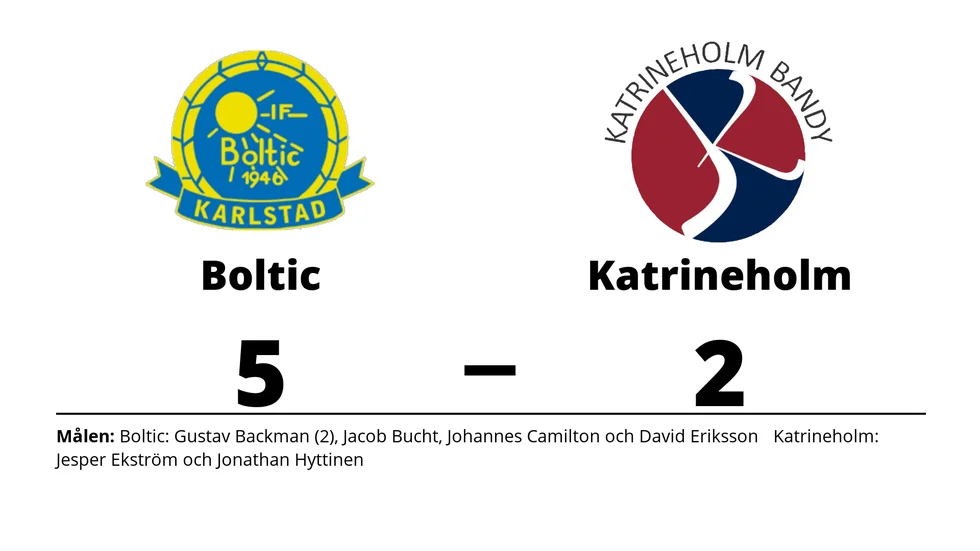 IF Boltic vann mot Katrineholm Bandy