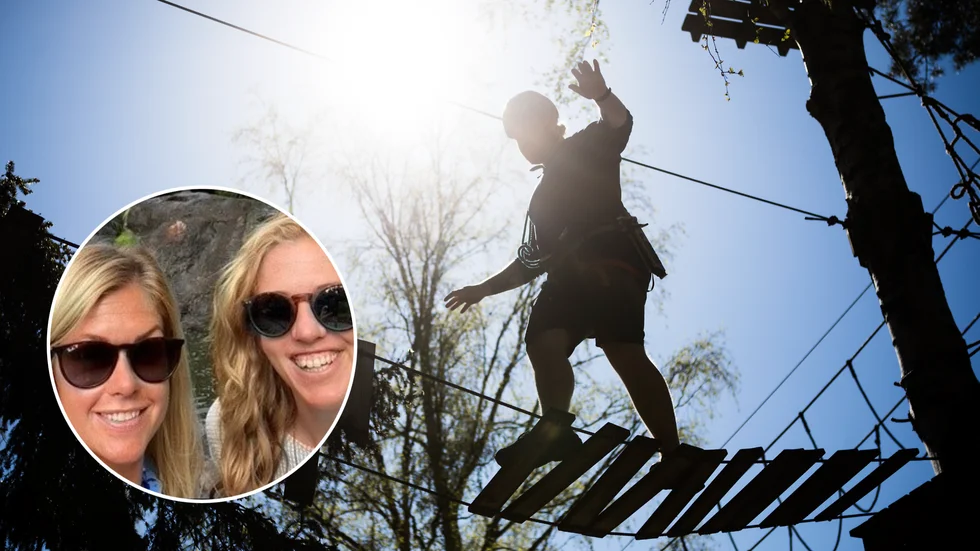 Efter ett liv fyllt av äventyr och resor vill systrarna Jeanette Tilberger Roth och Charlotte Roth erbjuda Trosabor och turister ett roligt äventyr högt uppe i trädtopparna.