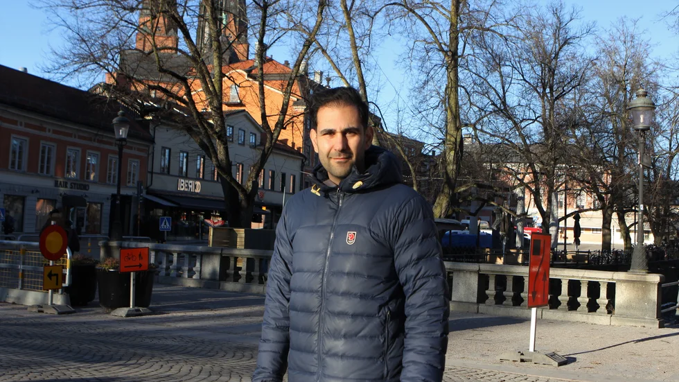 Ehsan Nasari (C) tycker att Västa och Östra Ågatan ska bli bilfria på sikt. Men det är ett långsiktigt mål – först vill han se att politikerna enas och tar ett nytt helhetsgrepp om Uppsalas utveckling.
