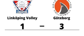 Förlust för Linköping Volley hemma mot Göteborg