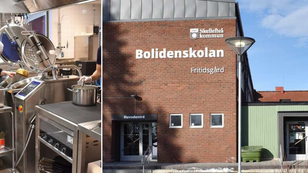 Bolidenskolans kök anses vara så stort och bra att man kan ta över äldreomsorgens matlagning utan extra investeringar. 