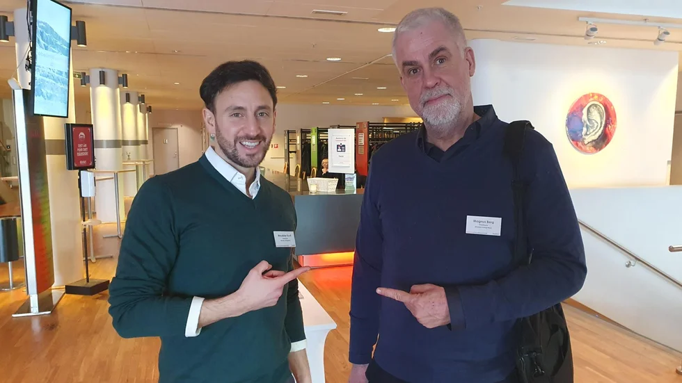 Mouddar Kouli och Magnus Berg reser land och rike runt och föreläser om integration och arbetsmarknad. De har blivit mycket uppskattade för sin raka och enkla ansats.