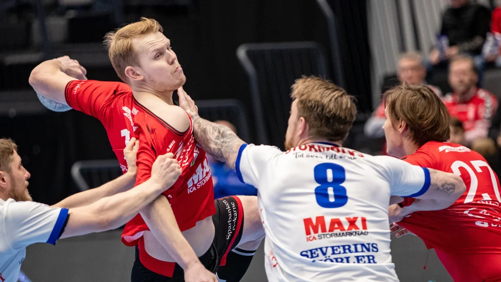 Elias Hall och Guif jagade fjärde raka segern i Handbollsligan.