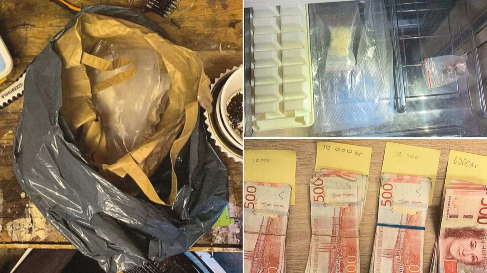 Den 40-årige Skelleftebon döms för grovt narkotikabrott efter att polisen hittat en stor mängd amfetamin i garaget hos en närstående kvinna.