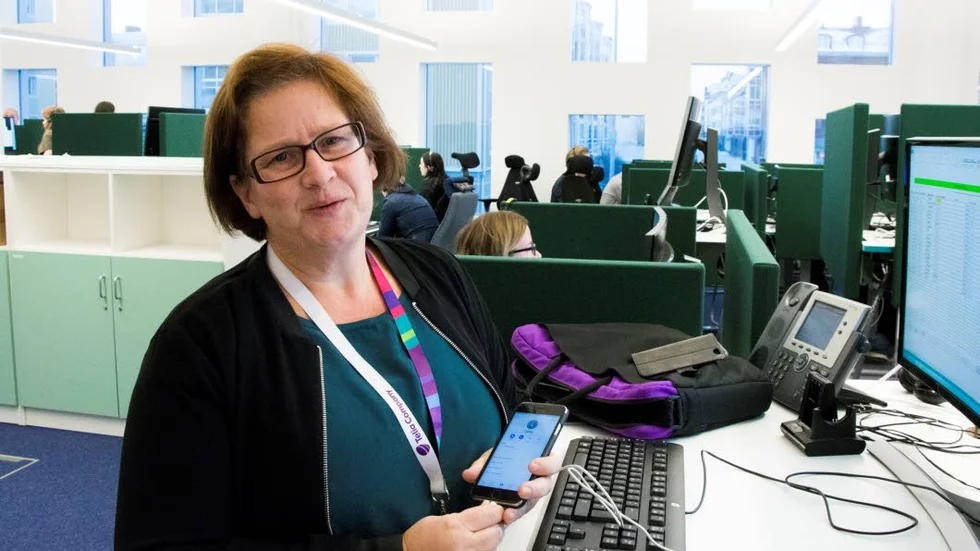 Susanne Bjuhr trivs bra i de nya lokalerna.