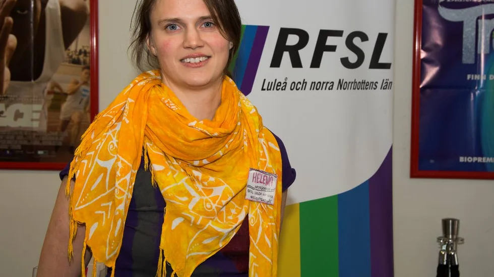 FILMFESTIVAL. Helena Carlsson, ordförande för RFSL Luleå, var glad över stödet från bland andra kommunen.