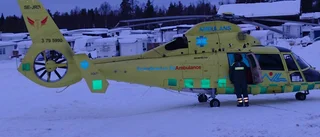 15-åring vårdas i Umeå efter allvarlig skidolycka