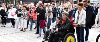 Protest mot vårdbesparingarna