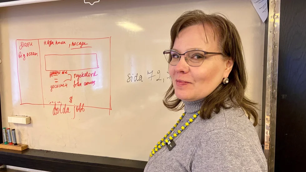 
Lena Grafl är projektledare för Stadsmissionens Care stödcenter. Den här dagen ger hon bland annat tips på hur man skriver ett cv.
