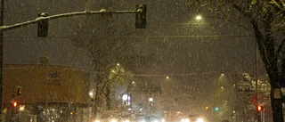 Stora problem vid snöoväder i USA