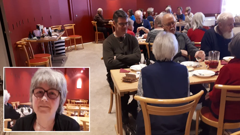 Eivor Sandström (lilla bilden) valdes till ny ordförande vid SKPF:s årsmöte dit kommunalrådet Lasse Forsgren var inbjuden för att berätta om kommunens nyheter och pågående projekt.