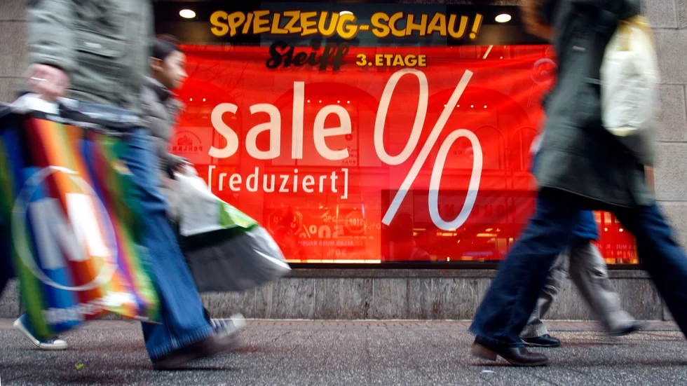 Tysk inflation steg till 8,7 procent i januari, enligt en andra beräkning av landets statistikbyrå. Arkivbild