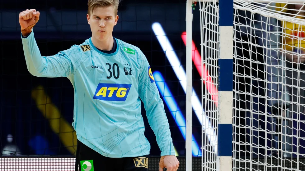 Tobias Thulin räddade segern till Sverige i slutet. Arkivbild.