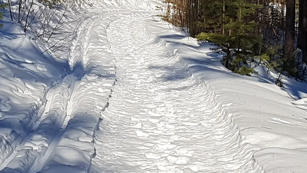 Det sladdade spåret på Åsen uppskattas mycket.