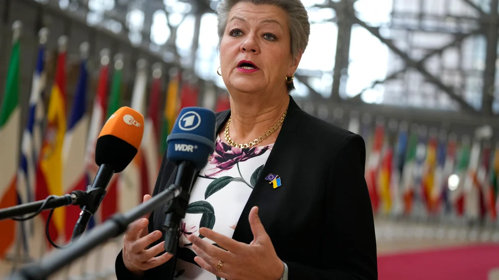EU:s inrikeskommissionär Ylva Johansson. Arkivbild.