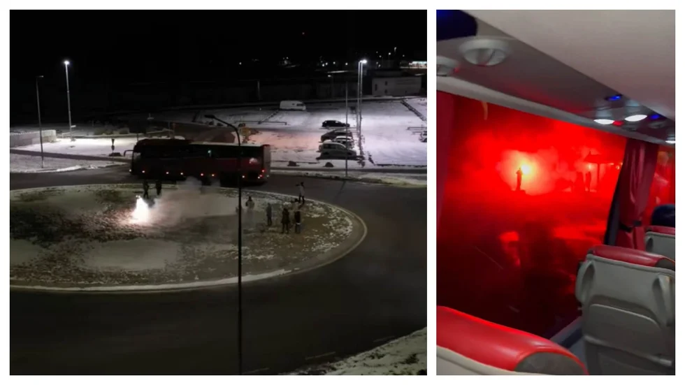 Vita Hästen och Faik har haft tråkigare bussresor hem.