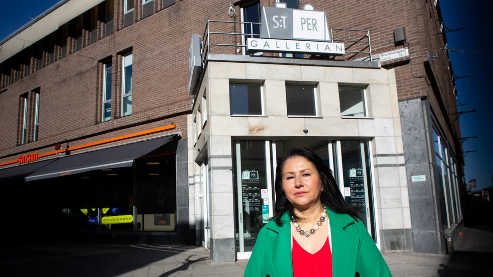 "Jag har aldrig under mina 35 år blivit behandlad så illa", menar Laleh Maghonaki. Efter att hon enligt gallerian inte förhållit sig till regelverkat tvingades Laleh lämna gallerian.