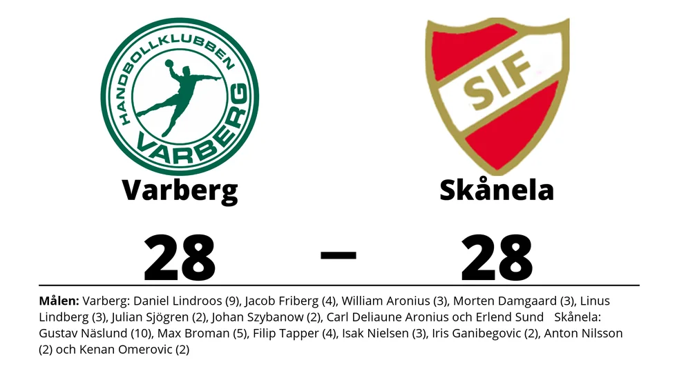 HK Varberg spelade lika mot Skånela IF