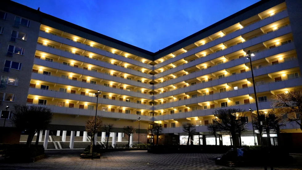 Bostadsrätter med loftgångar i Solna. Arkivbild.