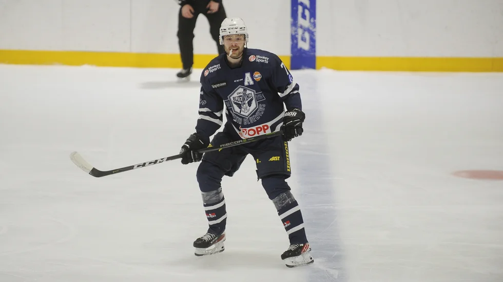 Tim Thorsén blev matchvinnare för Gnesta med sitt powerplaymål vid matchslutet.