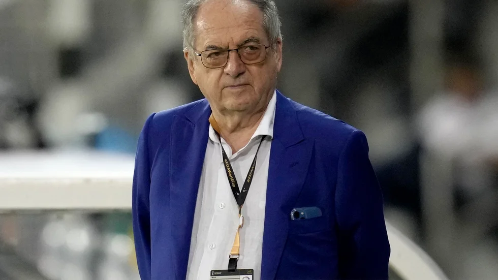 Noël Le Graët kandiderar inte till Fifa council. Arkivbild.