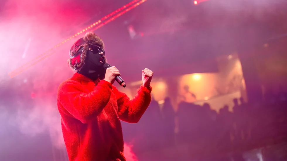 Hooja, vid en speling på Luleå energi arena.