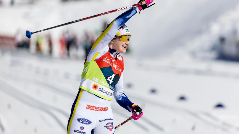 Ebba Andersson är med i den svenska truppen till världscuptävlingarna i Norge.
