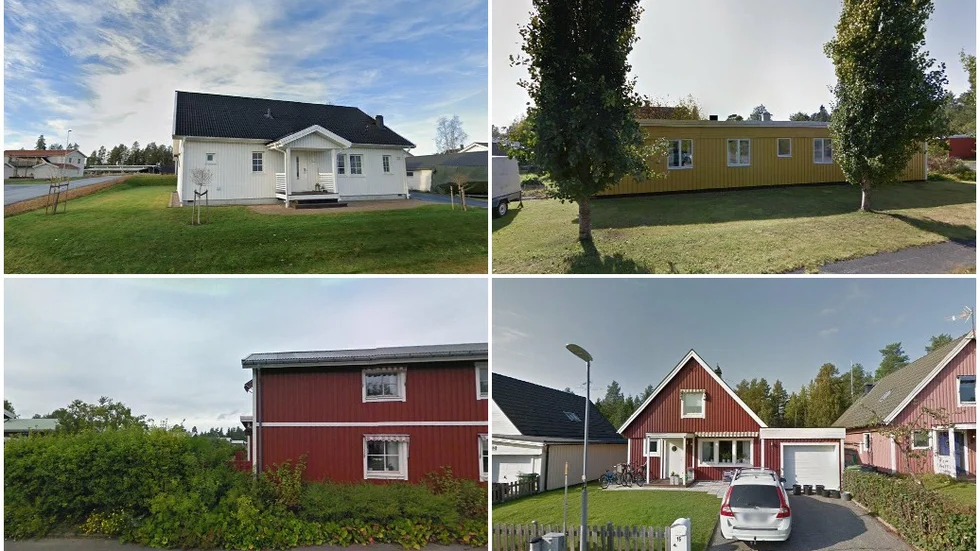 Dragongatan 21, Smedkroken 4, Dundervägen 9 och Granitstigen 16