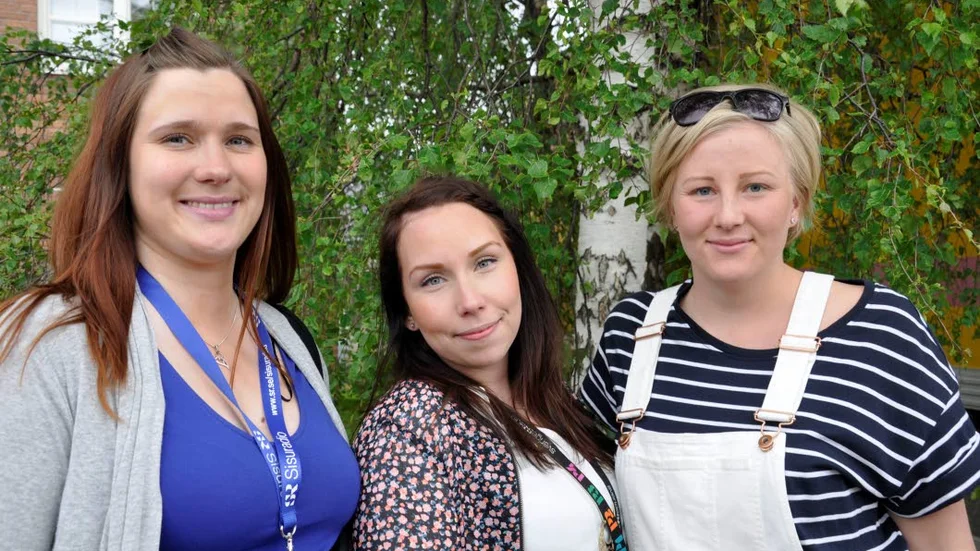 NY GENERATION. Eva Kvist, Pia Lakkapää och Ida Brännström ska fylla luckorna efter "gubbarna" som dock ännu är ett bra stöd.