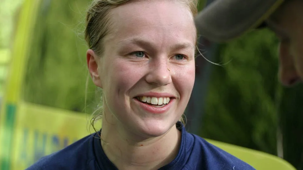 Hemma bäst. Amanda Holmgren drog nytta av sin lokalkännedom.