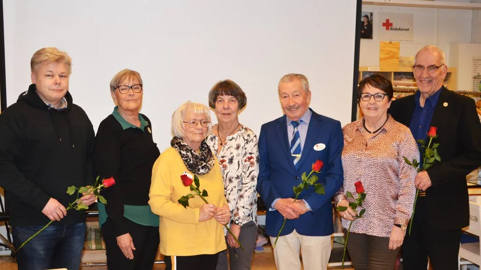 Styrelsen: Kenneth Pavval, Lisbeth Sehlberg, Inga-Britt Svensson, Eija Andersson, Erling Molin, Inger Svensson, och Bo Elmgren.