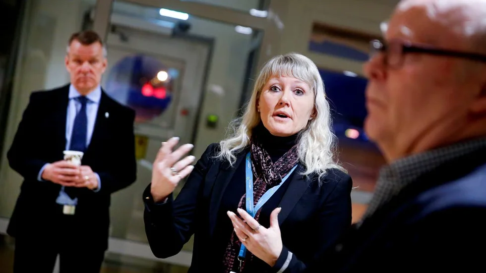 Strejk. Flygstationschef Ann-Christin Viklund tycker synd om resenärerna som nu drabbas.