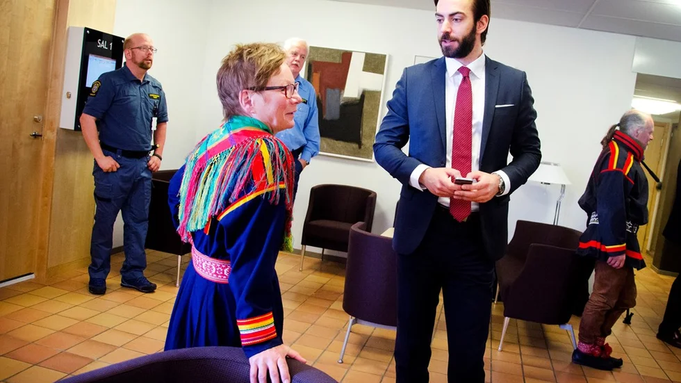 Det var inte bara medlemmar från Girjas på plats under förhandlingens första dag. Lillemor Baer från Talma sameby tycker att det finns ett stort allmänintresse. "Den rätt vi har ska beaktas av alla", säger hon.