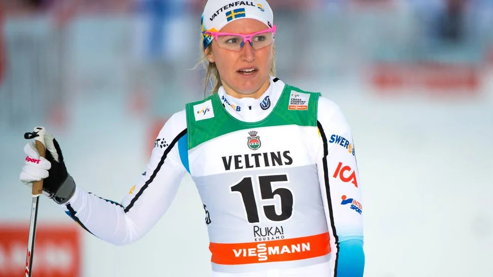 Taggad. Magdalena Pajala siktar på en fullträff i Otepää.