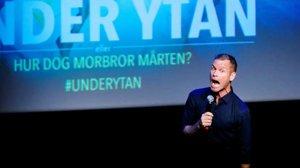 Mårten Andersson blandade humor med allvar i Kulturens hus
