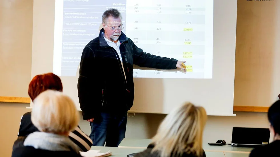 FAKTA. Mats Jakobsson redovisar fakta utifrån undersökningarna.