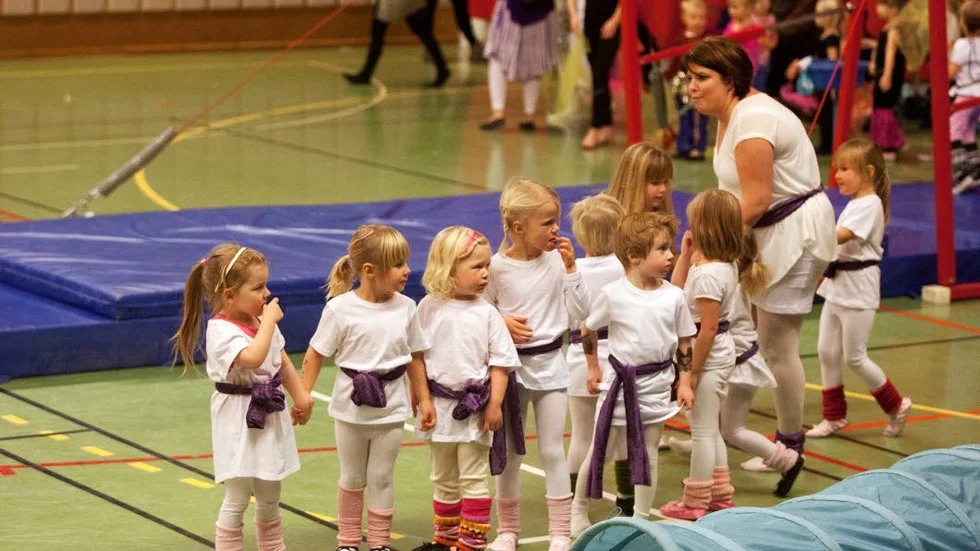 YNGST. GK Norra Norden visade på stor bredd, den yngsta deltagaren var tre år.