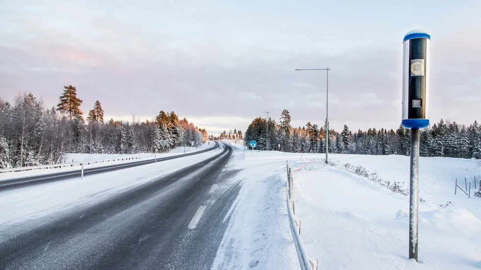 Fartkamerorna i Rosvik vid E 4 brukar toppa statistiken, men så var inte fallet under 2023.