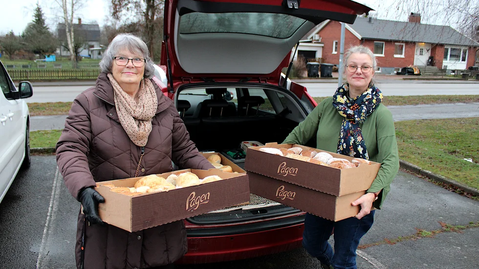 Barbro Lundin Karlsson och Birgit Johansson berättar att behovet av hjälp har ökat.