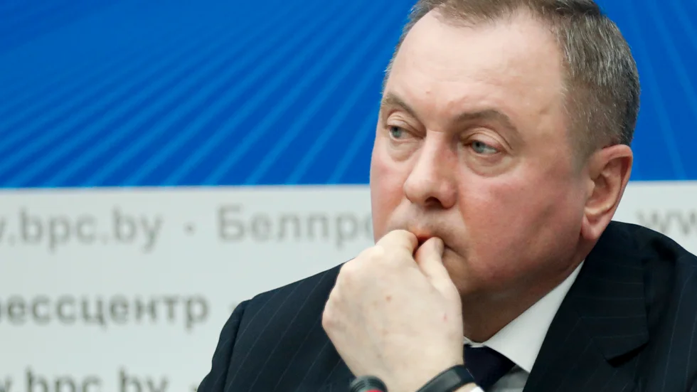 Belarus utrikesminister Vladimir Makej. Arkivbild.