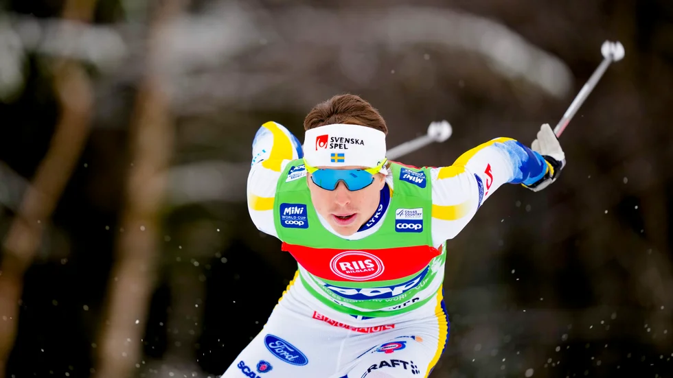 William Poromaa blev bästa svensk på elfte plats på herrarnas 10 kilometer fristil i Lillehammer.
