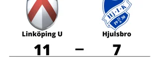Linköping U bröt Hjulsbro segersvit
