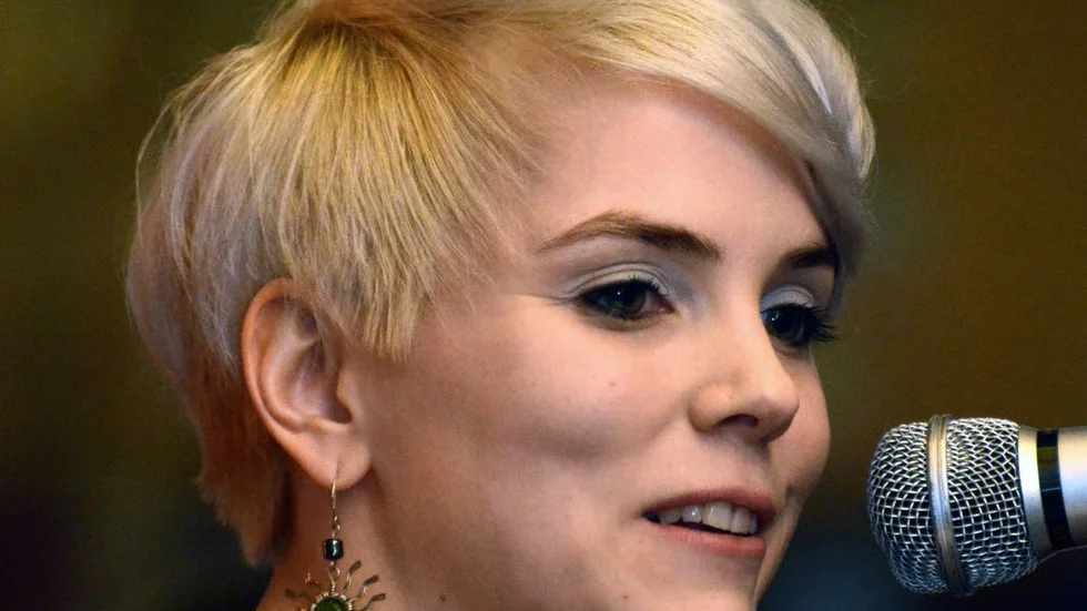 Andrea Lundgren berättade om sin nya roman.