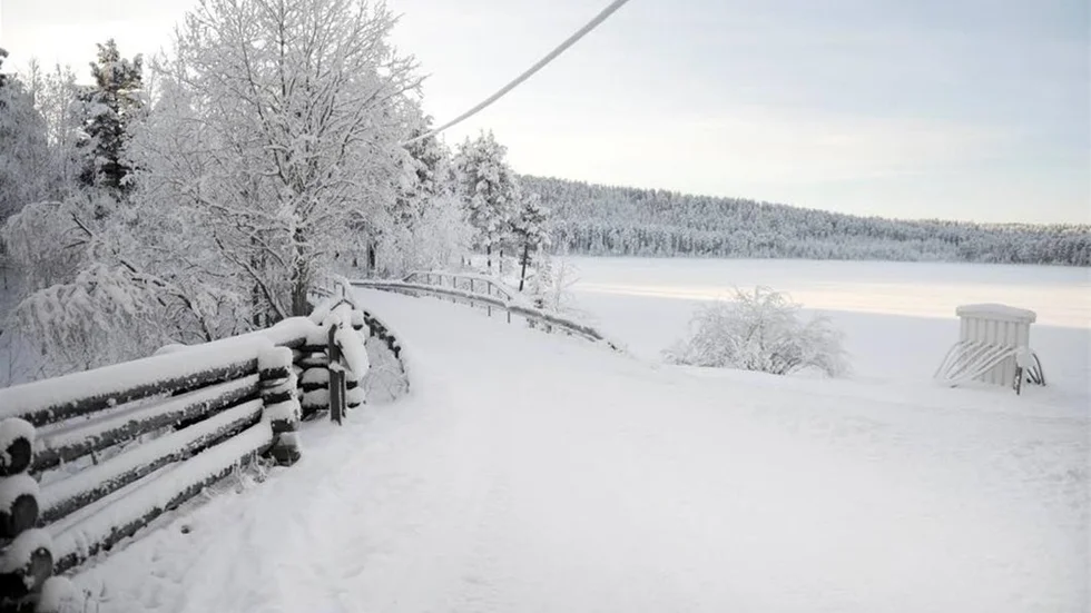 Det nya förslaget är att Hotell Lavvu ska ligga 400 meter från bron vid fjällträdgården, uppe i skogen, och smälta in i omgivningen.
