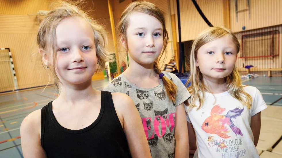 CirkusArtister. Miranda Nilsson till vänster, Ellen Lindbäck i mitten. och Valentina Arena till höger.