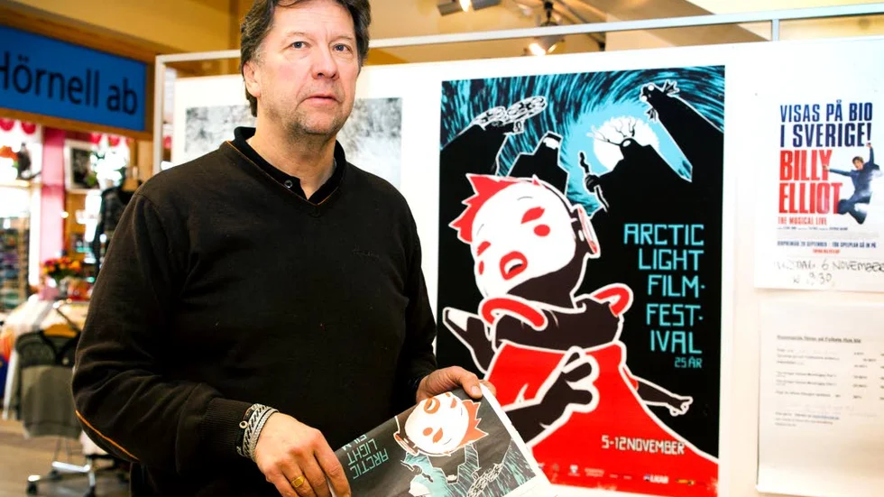ELDSJÄL. Roger Bergström, ordförande Arctic Light Filmfestival, har varit med och arrangerat festivalen sedan starten för 25 år sedan.