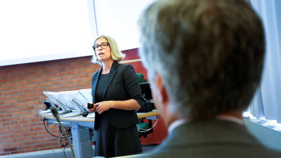 UTVECKLANDE. Prorektor Birgitta Bergvall-Kåreborn förklarar att Luleå tekniska universitet vill vara aktiv i utvecklingen av ett hållbart och attraktivt samhälle.