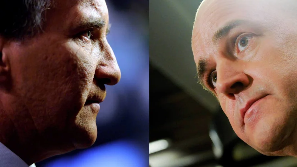 jobb väntar. Stefan Löfven och Fredrik Reinfeldt har båda ett tufft jobb framför sig om de ska få partierna att lyfta till valet i höst.