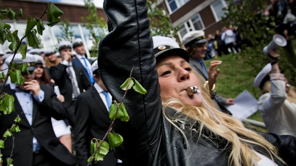 LYCKA. Så var det dags för årets Kiruna-studenter att äga världen för en dag.